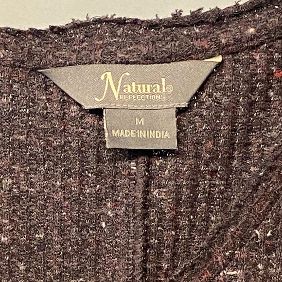Natural Reflections Women’s 3/4 Sleeve Sweater - Picture 2 of 3